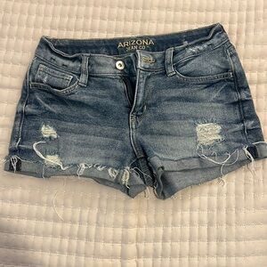 arizona jean shorts size 1